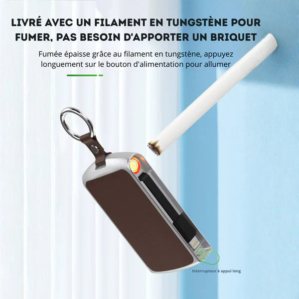 Chargeur Portable Compact avec Allume.