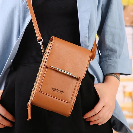 👜 Petit Sac Tactile Femme- sac anti-vole telephone.