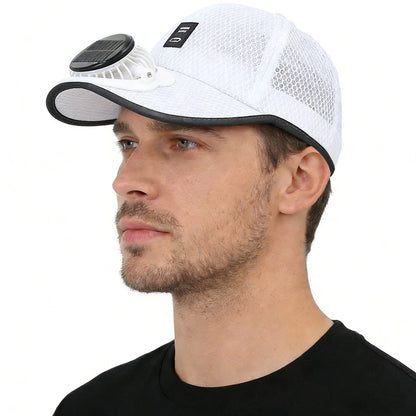 Casquette solaire avec ventilateur, Stop à la chaleur du Mali.